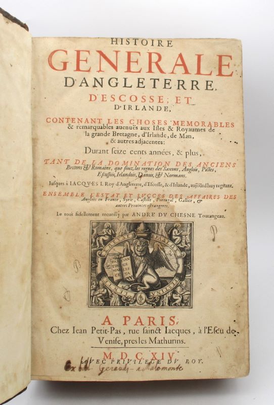 Couverture du livre Estimation du livre « histoire générale d’Angleterre, d’Éscosse et d’Irlande »