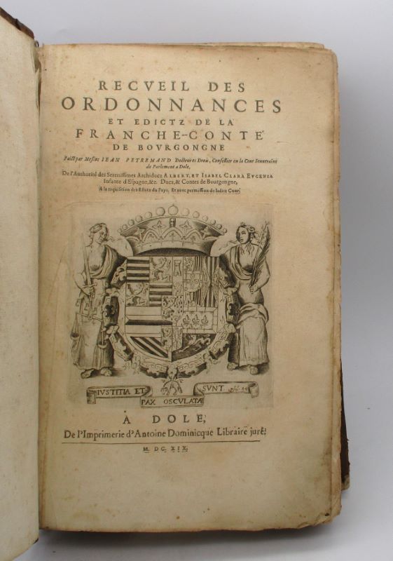 Couverture du livre Estimation du livre « recueil des ordonnances et édits de la Franche-Comté de Bourgogne [suivi de :] Suite du recueil des édits et ordonnances de la Franche-Comté de Bourgogne »