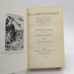 Couverture du livre Estimation du livre « le Cabinet Satyrique »