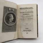 Couverture du livre Estimation du livre « merciériana ou Recueil d’anecdotes sur Mercier »