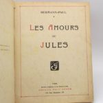 Couverture du livre Estimation du livre « les Amours de Jules »