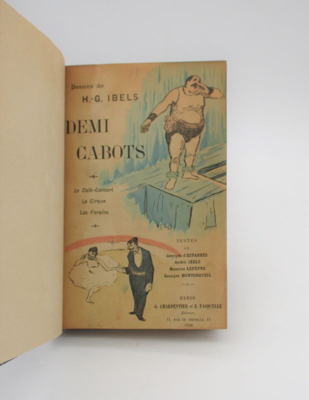 Couverture du livre Estimation du livre « les Demi-cabots : Café-concert. Le Cirque – Les Forains »