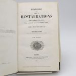 Couverture du livre Estimation du livre « histoire des deux Restaurations jusqu’à l’avènement de Louis-Philippe (de janvier 1813 à octobre 1830) »