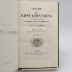 Couverture du livre Estimation du livre « histoire des deux Restaurations jusqu’à l’avènement de Louis-Philippe (de janvier 1813 à octobre 1830) »