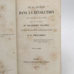 Couverture du livre Estimation du livre « de la justice dans la Révolution et dans l’Église. Nouveaux principes de philosophie pratique . Tome I et II seuls »