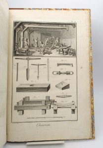 Estimation Encyclopédies - Couverture du livre Estimation du livre « charron : recueil de planches »