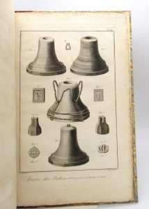 Estimation Encyclopédies - Couverture du livre Estimation du livre « fonte des cloches : recueil de planches »