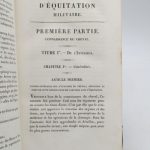 Couverture du livre Estimation du livre « cours d’équitation militaire »