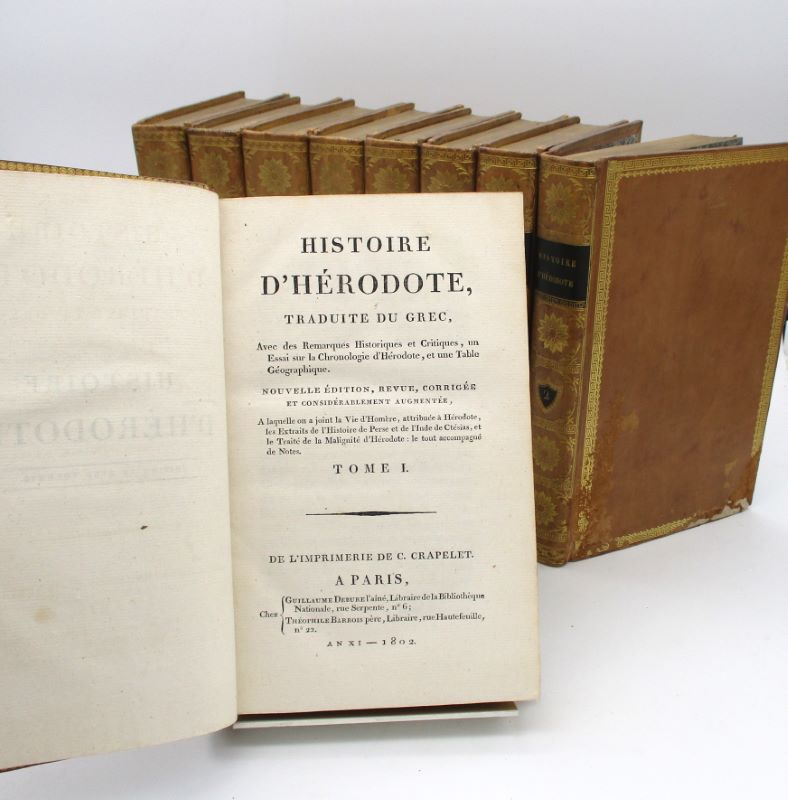 Couverture du livre Estimation du livre « histoire d’Hérodote »