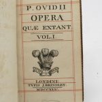 Couverture du livre Estimation du livre « p. Ovidii Opera quae extant »