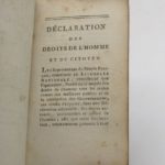 Couverture du livre Estimation du livre « la Constitution française, décrétée par l’Assemblée Nationale Constituante, aux années 1789, 1790 et 1791; acceptée par le Roi le 14 septembre 1791 [suivi de: ]Almanach du père Gérard pour l’année 1792 »