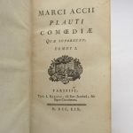 Couverture du livre Estimation du livre « marci acci Plauti comoediae quae supersunt »