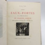 Couverture du livre Estimation du livre « les Eaux-fortes et lithographies de Joannès Drevet »