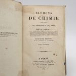 Couverture du livre Estimation du livre « Éléments de chimie appliquée à la médecine et aux arts »