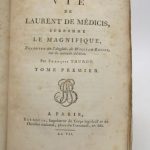 Couverture du livre Estimation du livre « vie de Laurent de Médicis, surnommé Laurent le Magnifique »