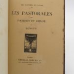 Couverture du livre Estimation du livre « les Pastorales ou Daphnis et Chloé »