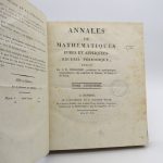Couverture du livre Estimation du livre « annales de mathématiques pures et appliquées »