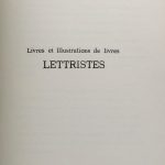Couverture du livre Estimation du livre « livres et Illustrations de livres lettristes »