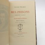 Couverture du livre Estimation du livre « mes Prisons »