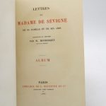 Couverture du livre Estimation du livre « lettres de madame de Sévigné à sa fille et à ses amis »