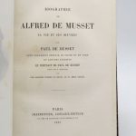 Couverture du livre Estimation du livre « oeuvres complètes de Alfred de Musset [et] Biographie de Alfred de Musset »