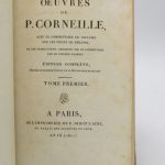 Couverture du livre Estimation du livre « oeuvres de P. Corneille »