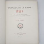 Couverture du livre Estimation du livre « la Porcelaine de Chine »