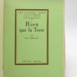 Couverture du livre Estimation du livre « rien que la Terre »