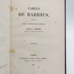 Couverture du livre Estimation du livre « fables de Babrius »