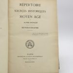 Couverture du livre Estimation du livre « répertoire des sources historiques du Moyen âge – Bio-bibliographie »