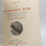 Couverture du livre Estimation du livre « le Scarabée d’or »