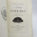 Couverture du livre Estimation du livre « l’Année terrible »