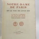 Couverture du livre Estimation du livre « notre-Dame de Paris et le Voeu de Louis XIII »