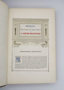 Estimation Histoire - Couverture du livre Estimation du livre « archéologie des monuments religieux de l’ancien Beauvoisis pendant la métamorphose romane »