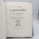 Couverture du livre Estimation du livre « la Faïence, les faïenciers et les émailleurs de Nevers »