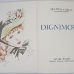 Couverture du livre Estimation du livre « dignimont »