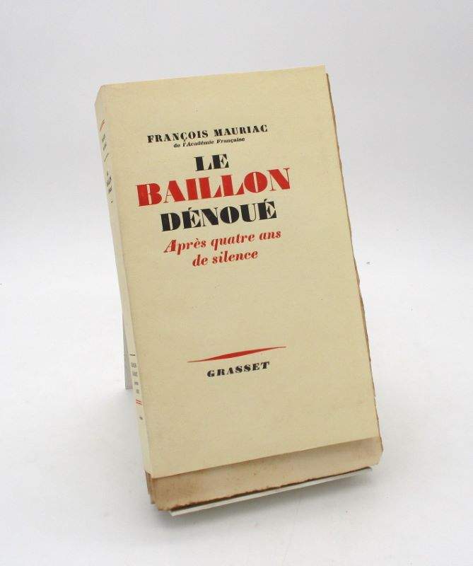 Couverture du livre Estimation du livre « le Baillon dénoué après quatre ans de silence »