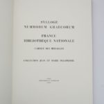 Couverture du livre Estimation du livre « sylloge Nummorum Graecorum France Bibliothèque nationale, Cabinet de médailles – Collection Jean et Marie Delepierre »