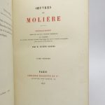 Couverture du livre Estimation du livre « oeuvres de Molière »