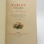 Couverture du livre Estimation du livre « fables choisies »