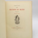 Couverture du livre Estimation du livre « les Chansons de Bilitis »