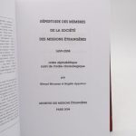 Couverture du livre Estimation du livre « répertoire des membres de la Société des missions étrangères 1659-2004 »