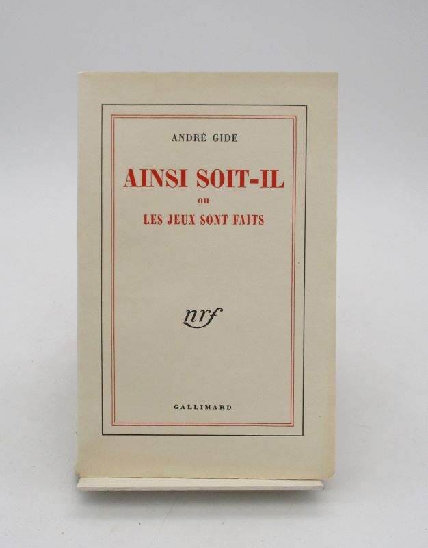 Couverture du livre Estimation du livre « ainsi soit-il ou les jeux sont faits »