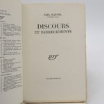 Couverture du livre Estimation du livre « discours et remerciements »