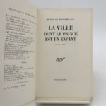 Couverture du livre Estimation du livre « la Ville dont le prince est un enfant »