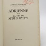 Couverture du livre Estimation du livre « adrienne ou la Vie de Mme de La Fayette »