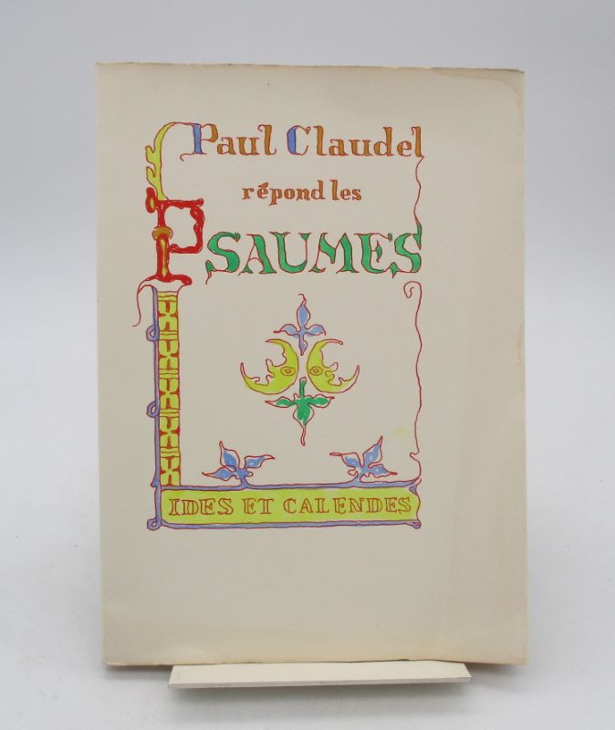 Couverture du livre Estimation du livre « paul Claudel répond les Psaumes »