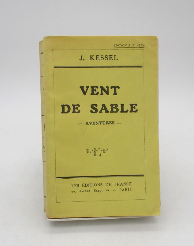 Couverture du livre Estimation du livre « vent de sable – aventures – »