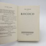 Couverture du livre Estimation du livre « rococo »