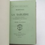 Couverture du livre Estimation du livre « réunion de deux ouvrages imprimé par Jouaust : Madrigaux de La Sablière [et] Oeuvres choisies de Fontenelle »